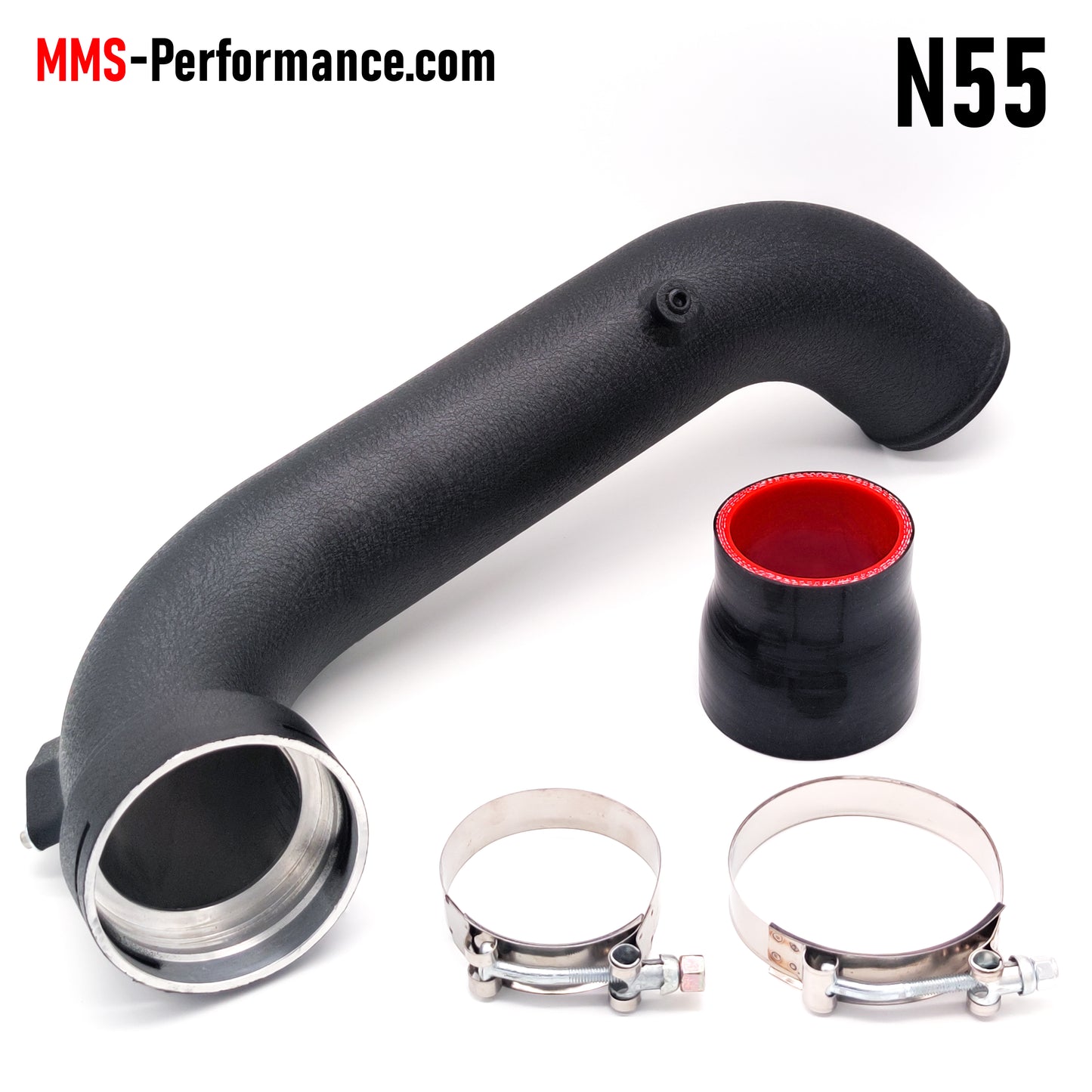 N55 Alu-Chargepipe passend für BMW 335i 135i E90 E91 E92 E93 E81 E82 E87 E88 Alu Charge Pipe