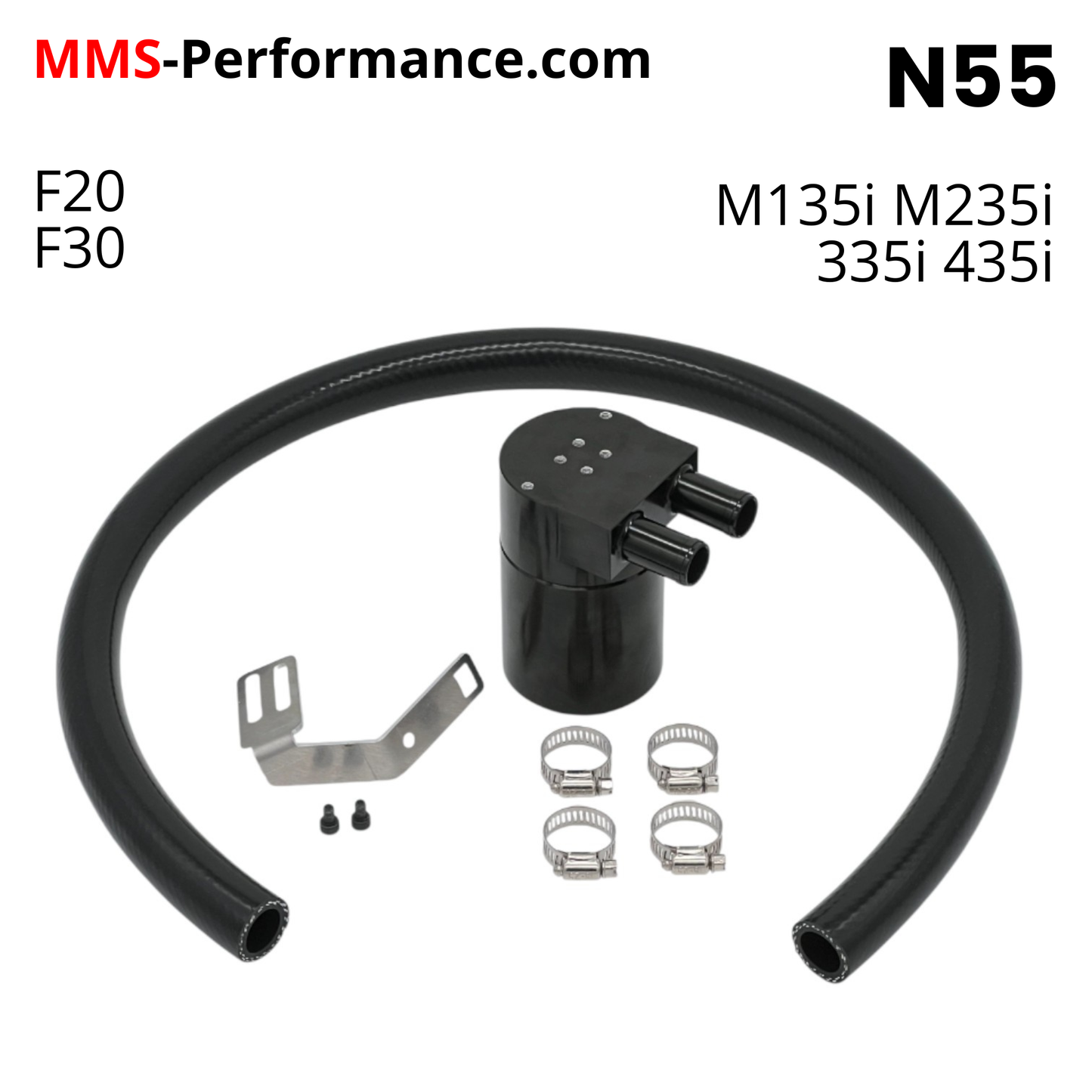 N55 Oil Catch Can passend für BMW M135i M235i 335i 435i (F20 F22 F30 F32 F36)